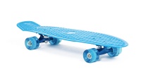 Скейт пластиковый 27X8" голубой